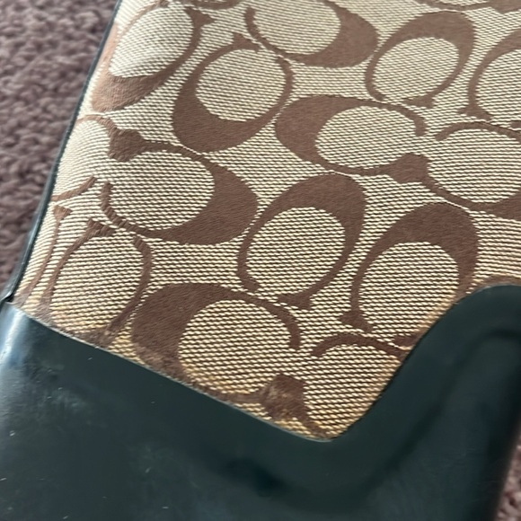 COACH rain boots, size 7 LOGO - Picture 5 of 5